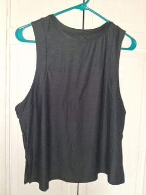 Old Navy Go-Dry Charcoal Gray Sleeveless Muscle Tank